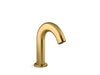 Kohler K-103BB76-SBNA Oblo Touchless single-hole lavatory faucet with Kinesis sensor technology, AC-powered, less drain, 0.5 gpm