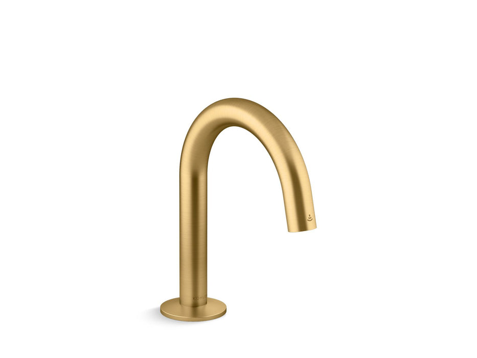 KOHLER K-103MT76-SANA Components Touchless single-hole lavatory faucet with Kinesis sensor technology, Tube design, 0.5 
