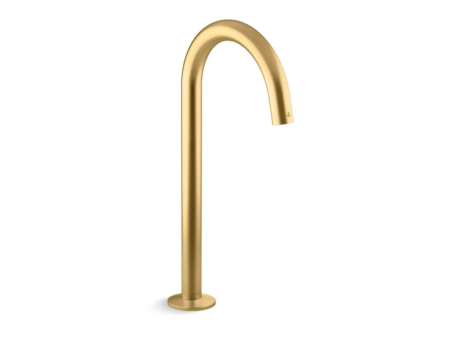 KOHLER K-103MT96-SANA Components Touchless single-hole lavatory faucet with Kinesis sensor technology, Tube design, 0.5 