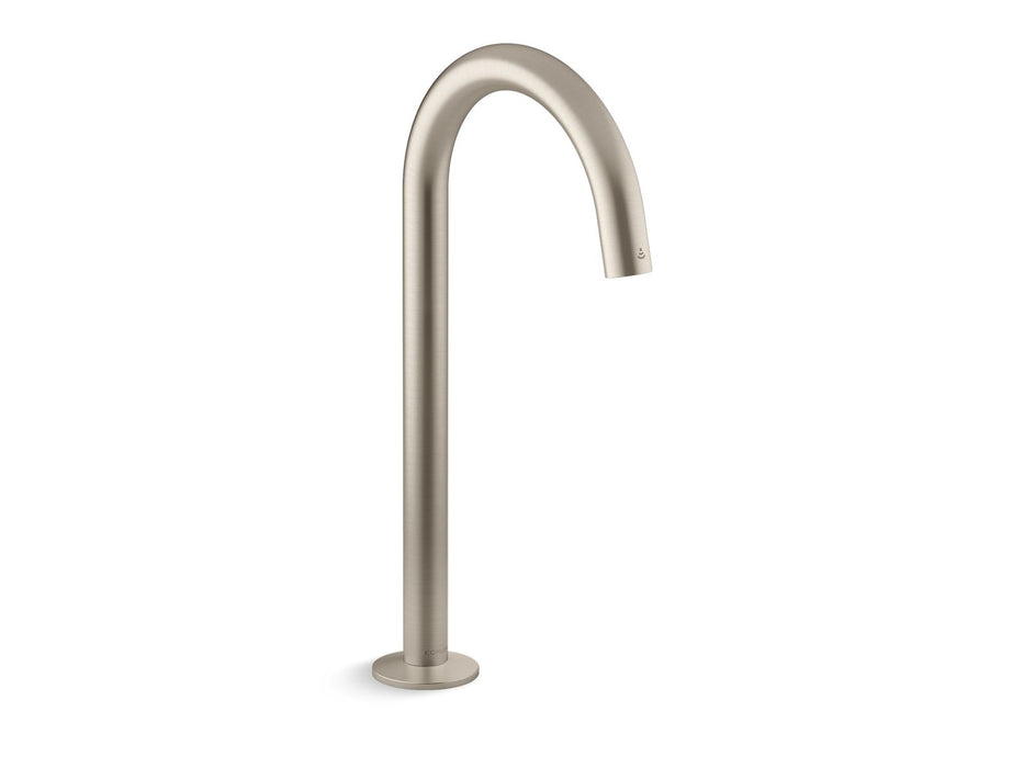 Kohler K-103MT96-SANA Components Touchless single-hole lavatory faucet with Kinesis sensor technology, Tube design, 0.5 gpm