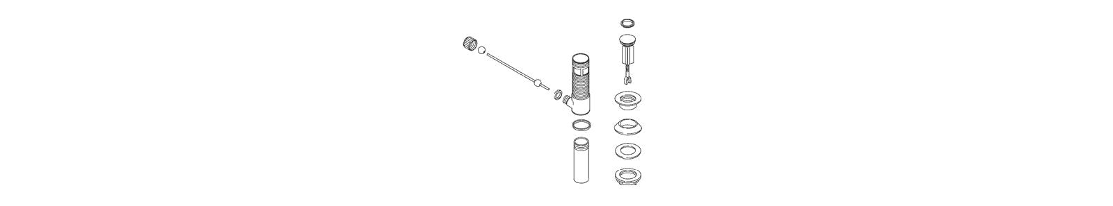 KOHLER K-1040720 Premier Drain With Overflow, Exposed