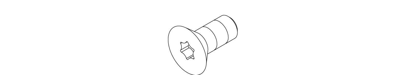 KOHLER K-1042633 Screw, 4-40X1/4, Flat Hd Torx