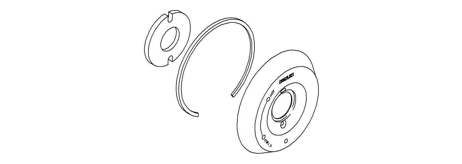 KOHLER K-1047161-X-CP Escuthcheon Kit