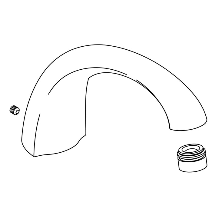KOHLER K-1049546-BN Spout Assy, D-M Bath W/Div