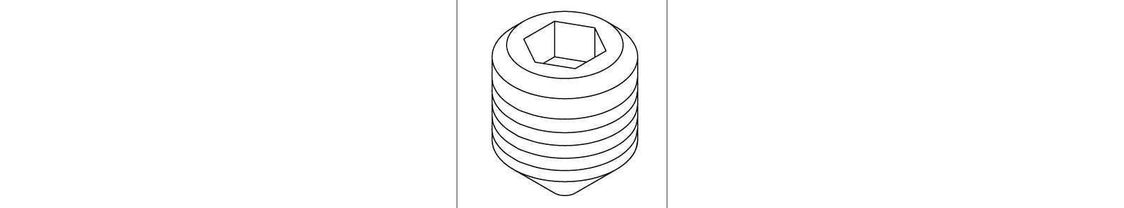 KOHLER K-1049986 Screw, Set M5 X 0.8 X 6
