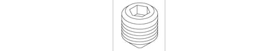 KOHLER K-1049986 Screw, Set M5 X 0.8 X 6
