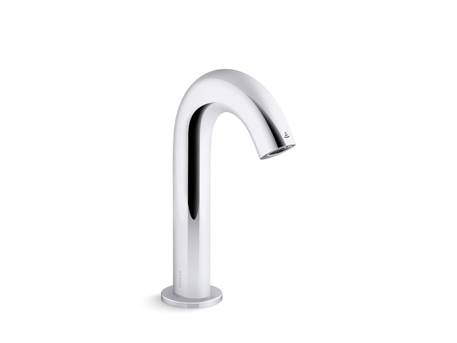 KOHLER K-104B77-SANA Oblo Touchless faucet with Kinesis sensor technology and temperature mixer, DC-powered