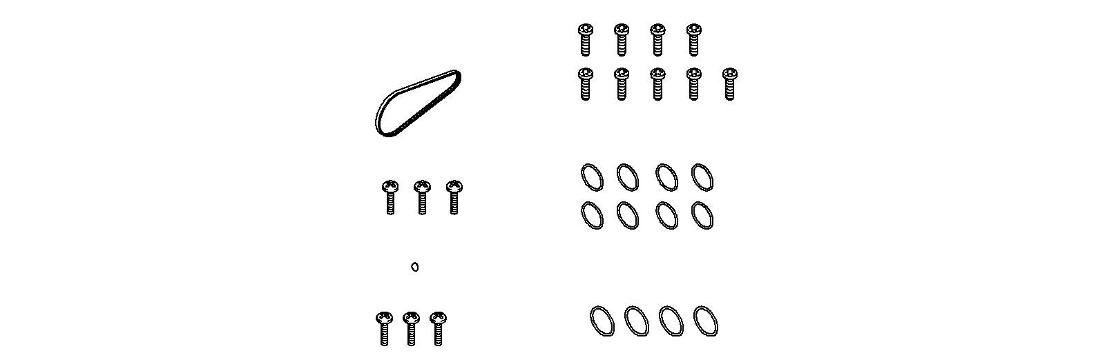 KOHLER K-1052079 Seal Screw Kit