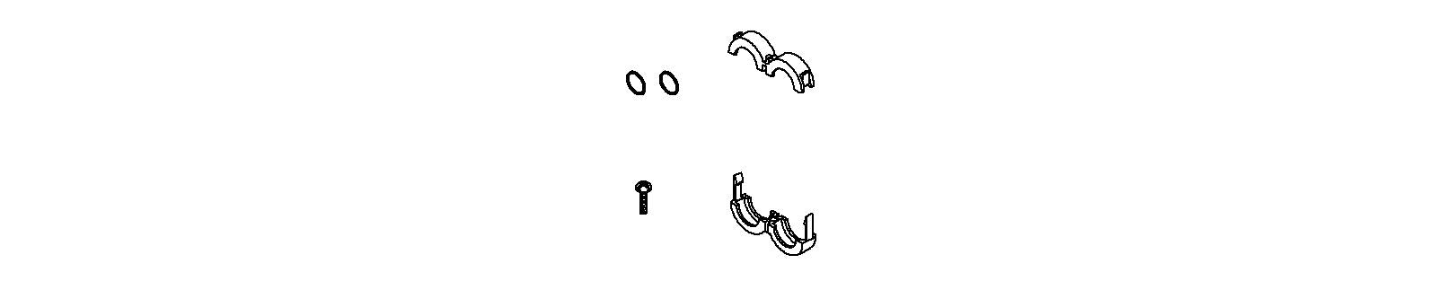 KOHLER K-1052085 Outlet Saddle Clamp Kit