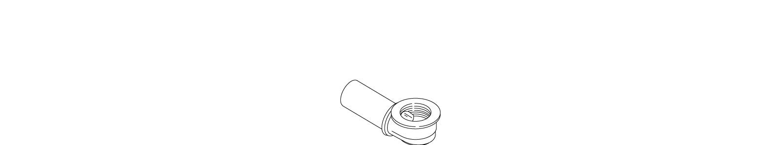 KOHLER K-1052380 Elbow & Tube Sa, Drain, 1.5"
