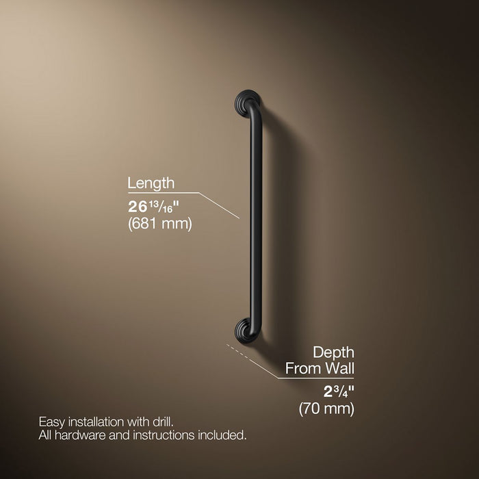 3/4 view of product with dimensions