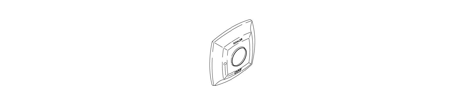 KOHLER K-1055591-AF Escutcheon