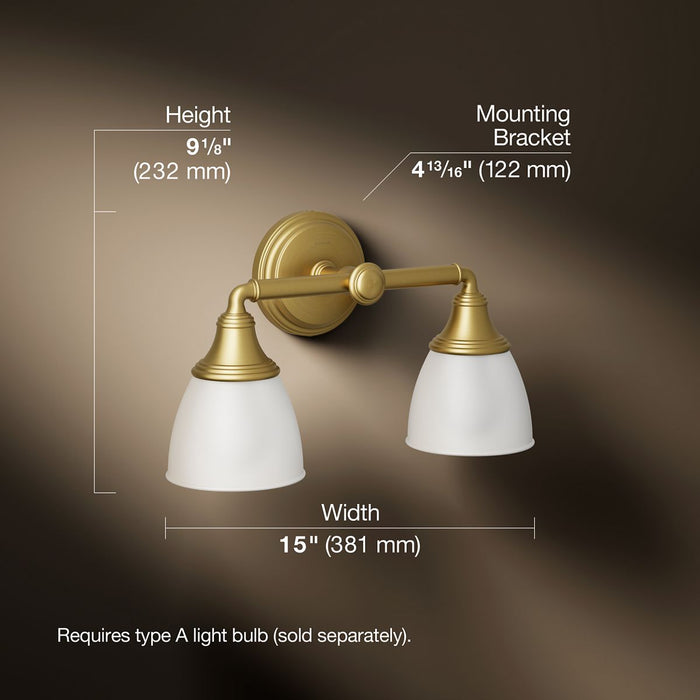 3/4 view of product with dimensions