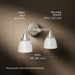 3/4 view of product with dimensions