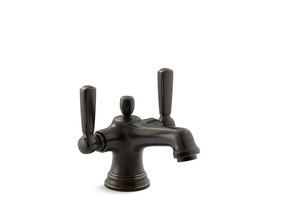 KOHLER K-10579-4 Bancroft Monoblock bathroom sink faucet, 1.2 gpm, oil rubbed bronze