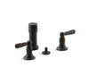 KOHLER Bancroft Vertical spray bidet faucet with lever handles