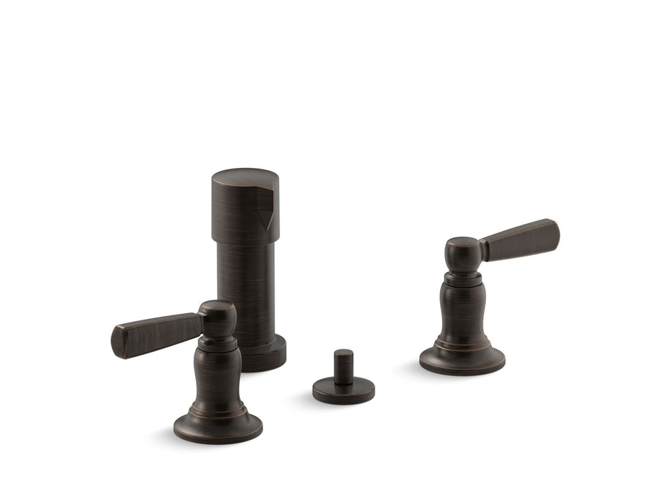 KOHLER Bancroft Vertical spray bidet faucet with lever handles