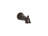 KOHLER K-10589 Bancroft Wall-mount bath spout with diverter, slip-fit connection, oil rubbed bronze