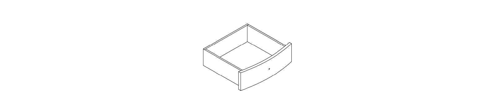 KOHLER K-1061226 Drawer Box, W/Front