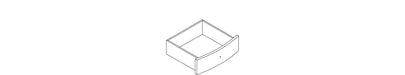 KOHLER K-1061226 Drawer Box, W/Front