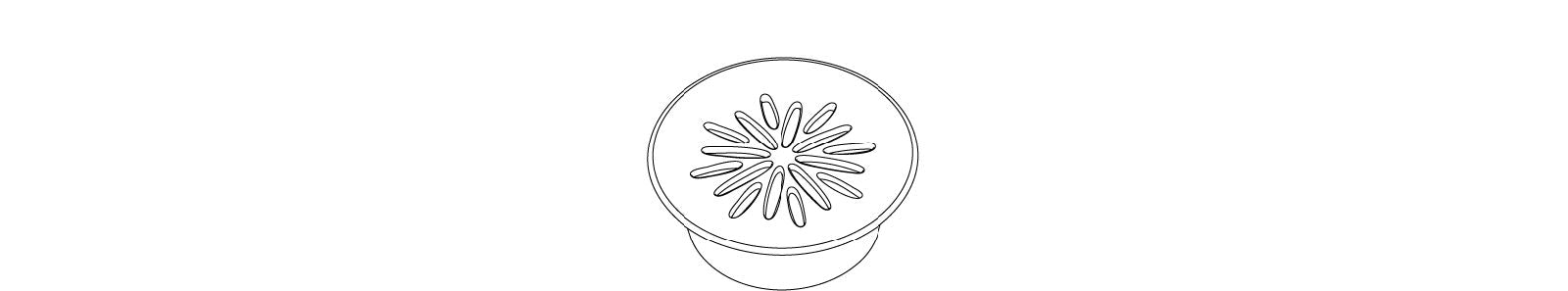 KOHLER K-1065326-BGD Trim Ring, Grid Drain