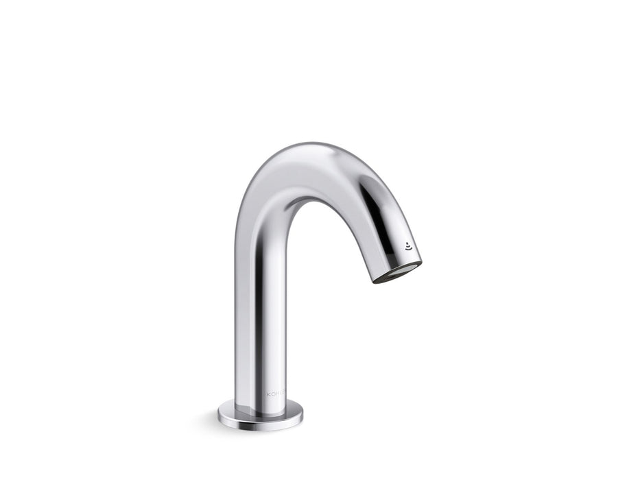KOHLER K-106BB76-SBNA Oblo Touchless single-hole lavatory faucet with Kinesis sensor technology, HES-powered, less drain