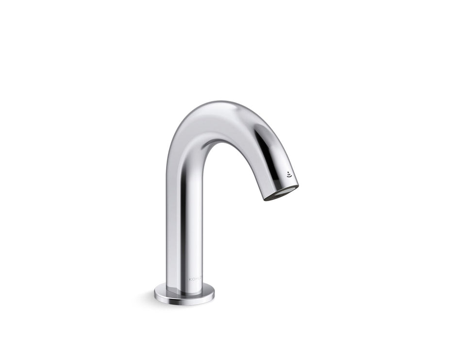 KOHLER K-106BB76-SBNA Oblo Touchless single-hole lavatory faucet with Kinesis sensor technology, HES-powered, less drain, 0.5 gpm