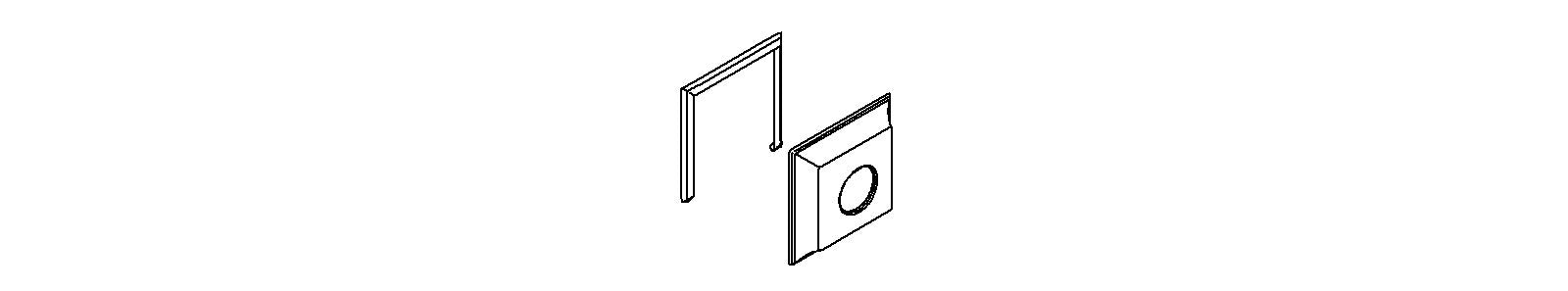 KOHLER K-1086731-AF Face Plate Assy, B&S, Square