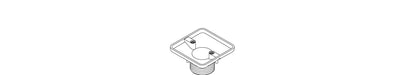 KOHLER K-1089551 Strainer Body Square