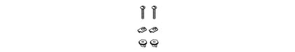 KOHLER K-1092507 Toilet Seat Hardware