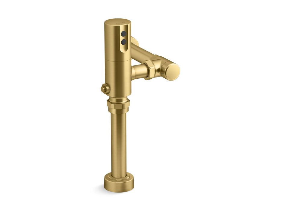 KOHLER K-10TD00R10 Mach Tripoint Touchless toilet flushometer, DC-powered, 1.6 gpf, vibrant brushed moderne brass