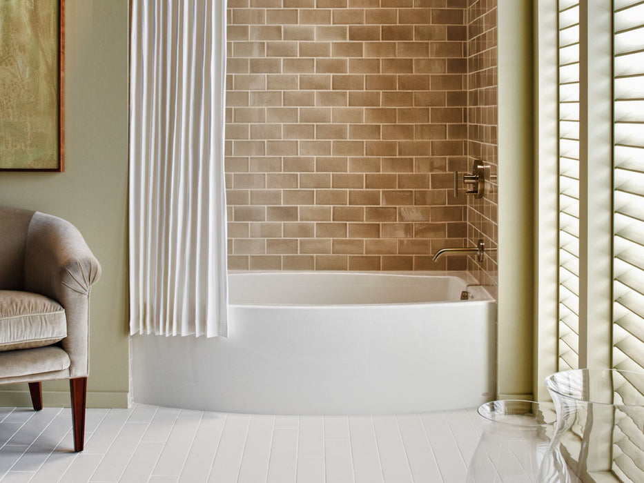 KOHLER K-1100-RA Expanse 60" x 32" alcove bath, right drain