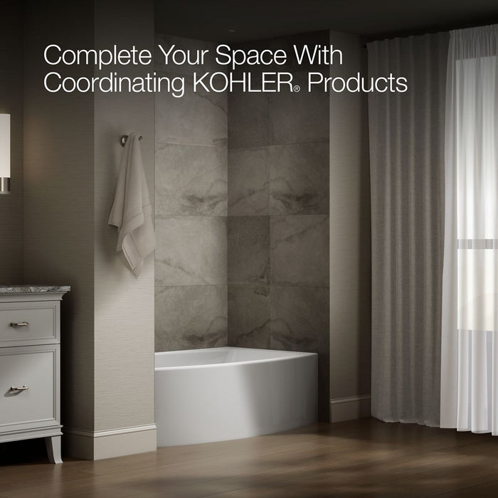 KOHLER K-1100-LA Expanse 60" x 32" alcove bath, left drain, white - view 3
