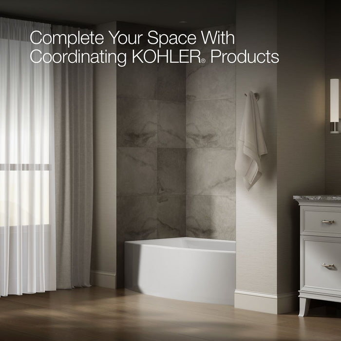 KOHLER K-1100-RA Expanse 60" x 32" alcove bath, right drain, white - view 3