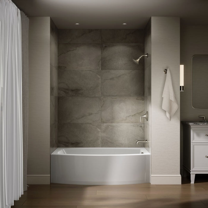 KOHLER K-1100-RA Expanse 60" x 32" alcove bath, right drain, white - view 4