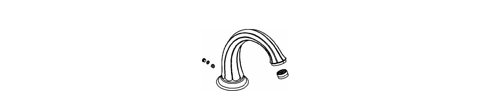 KOHLER K-1111681-CP Assembly, Deck Mount Spout