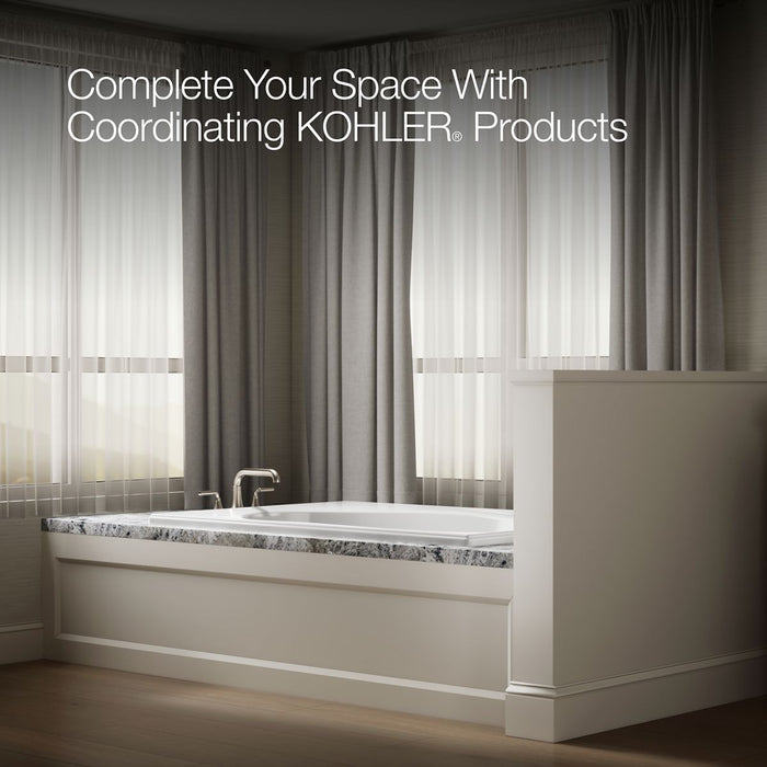 KOHLER K-1113 Windward 60" x 42" drop-in bath, white - view 2