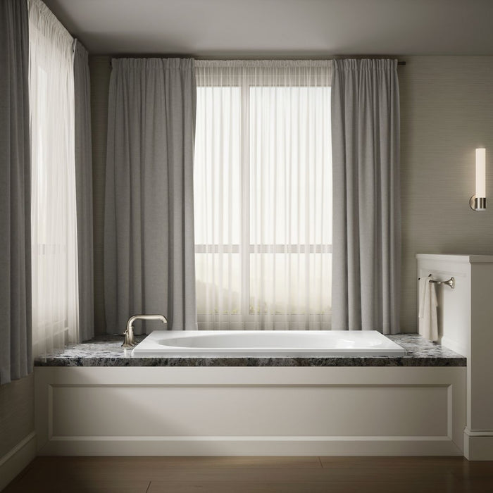 KOHLER K-1113 Windward 60" x 42" drop-in bath, white - view 3