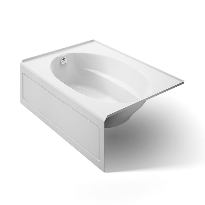 KOHLER K-1113-LA Windward 60" x 42" alcove bath, left drain, white - view 5