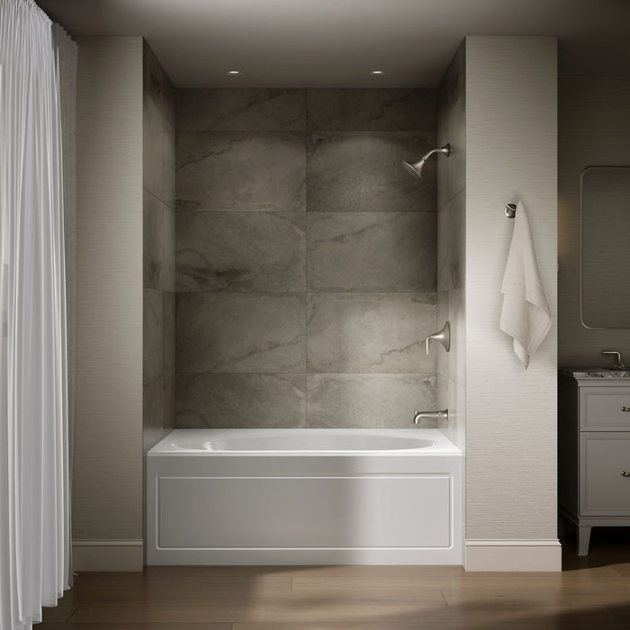 KOHLER K-1113-RA Windward 60" x 42" alcove bath, right drain, white - view 4