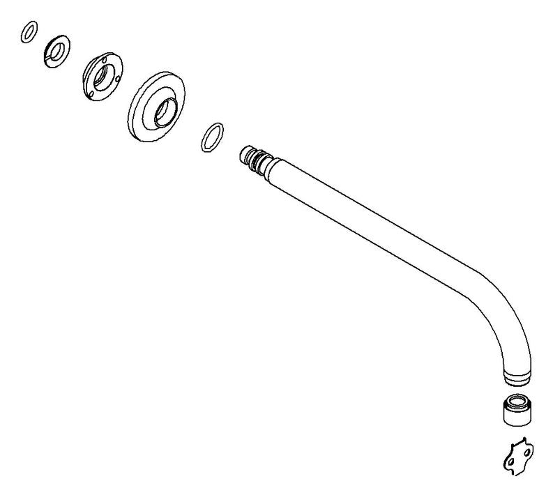 KOHLER K-1114101-CP Spout Assembly