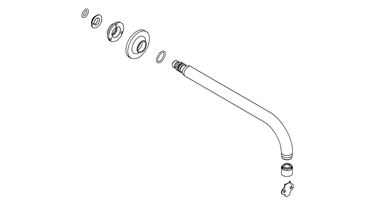 KOHLER K-1114104-CP Spout Assembly
