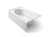 KOHLER K-1115-LA Windward 72" x 42" alcove bath, left drain