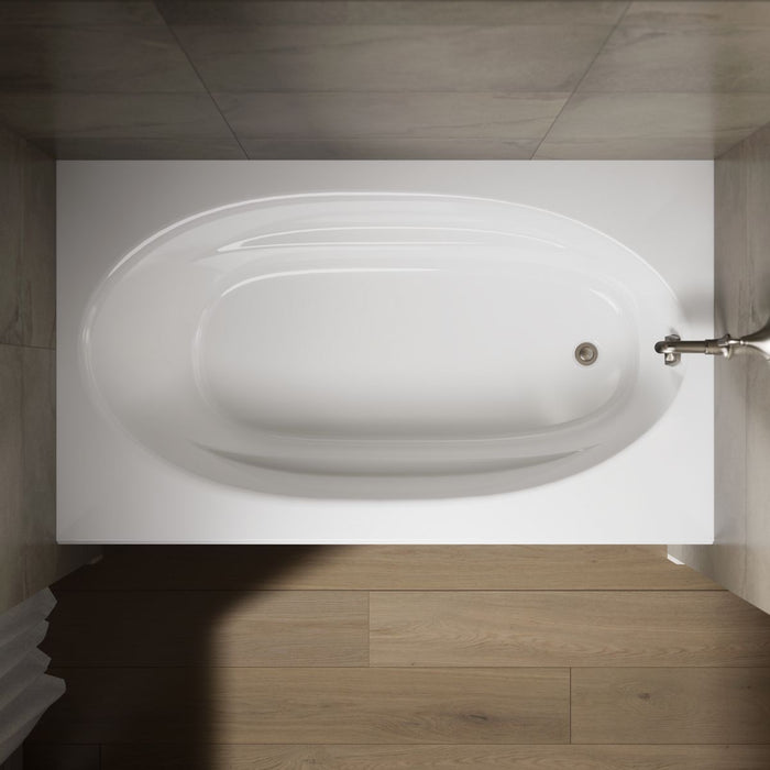 KOHLER Windward 72" x 42" alcove bath, right drain