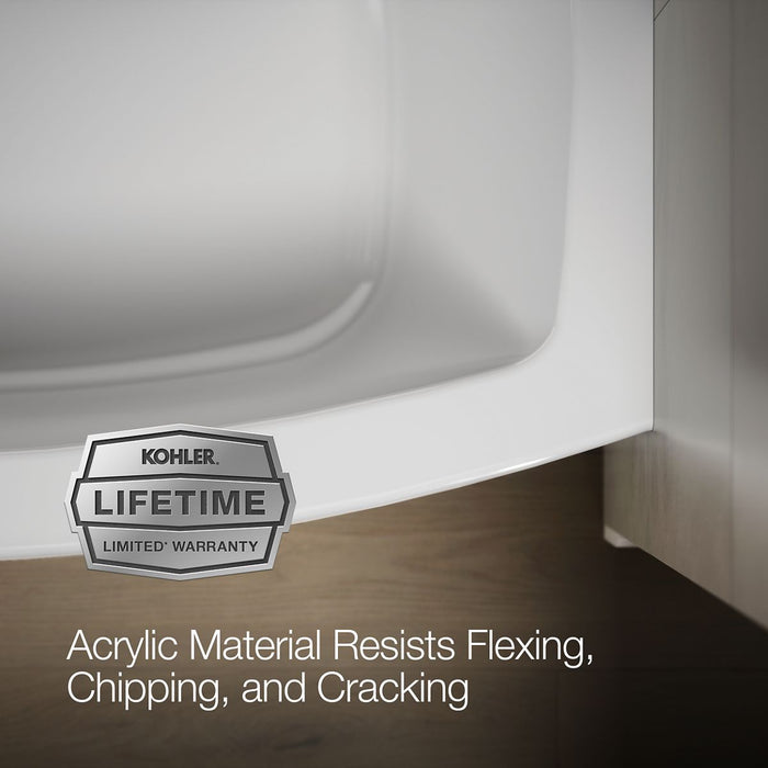 KOHLER Expanse 60" x 30" alcove bath, left drain