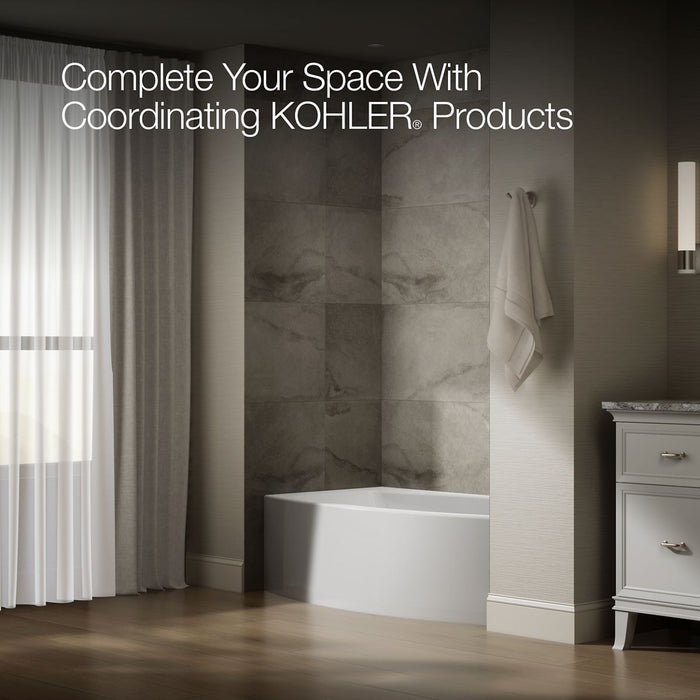 KOHLER K-1118-RA Expanse 60" x 30" alcove bath, right drain, white - view 3