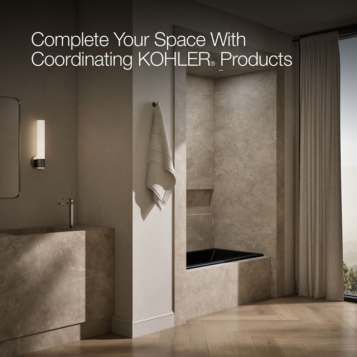 KOHLER Underscore 60" x 30" alcove bath, left drain