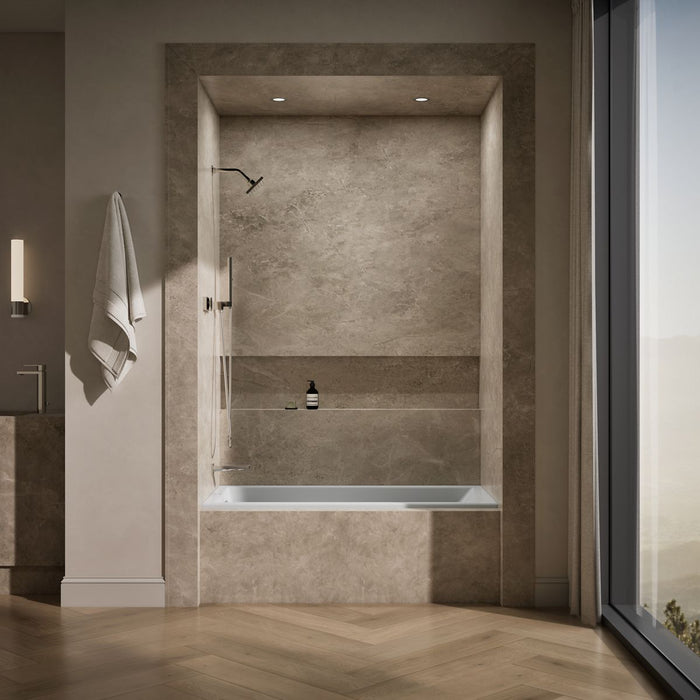 KOHLER Underscore 60" x 30" alcove bath, left drain