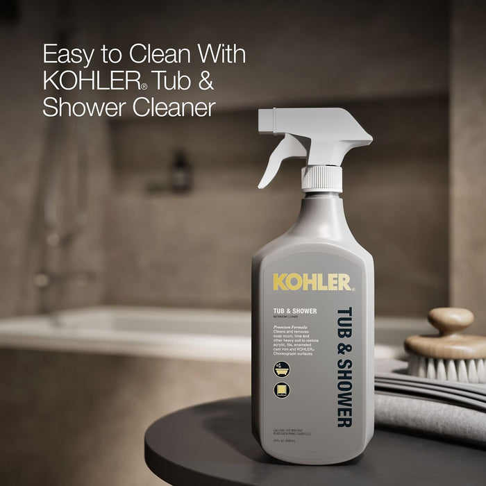 KOHLER K-1121-LW Underscore 60" x 30" alcove bath with Bask heated surface, left drain, biscuit - view 3