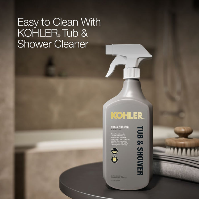 KOHLER K-1121-RW Underscore 60" x 30" alcove bath with Bask heated surface, right drain